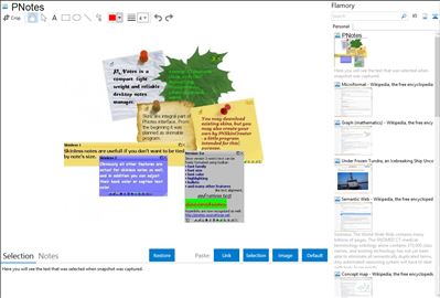 PNotes - Flamory bookmarks and screenshots