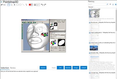 Pointshop3D - Flamory bookmarks and screenshots
