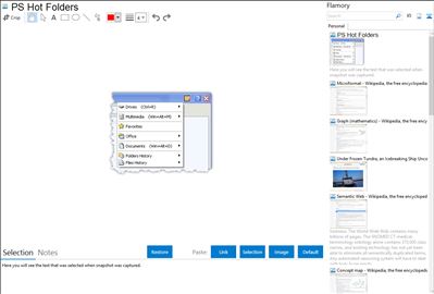 PS Hot Folders - Flamory bookmarks and screenshots