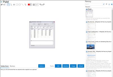 Pylot - Flamory bookmarks and screenshots