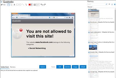 Qustodio - Flamory bookmarks and screenshots