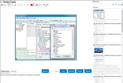 RoboTask - Flamory bookmarks and screenshots