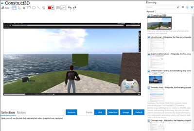 Construct3D - Flamory bookmarks and screenshots