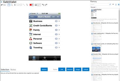 SafeWallet - Flamory bookmarks and screenshots