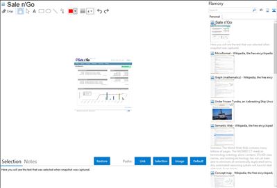 Sale n'Go - Flamory bookmarks and screenshots