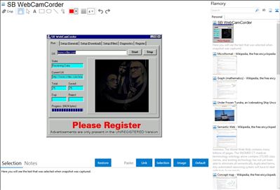 SB WebCamCorder - Flamory bookmarks and screenshots