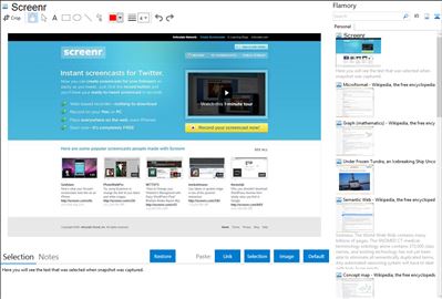 Screenr - Flamory bookmarks and screenshots