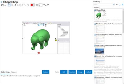 ShapeShop - Flamory bookmarks and screenshots