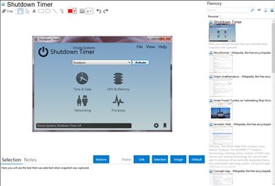 Shutdown Timer - Flamory bookmarks and screenshots