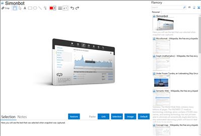 Simonbot - Flamory bookmarks and screenshots