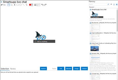 Smartsupp live chat - Flamory bookmarks and screenshots