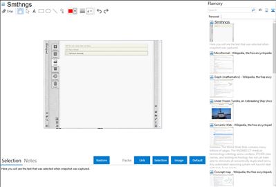 Smthngs - Flamory bookmarks and screenshots