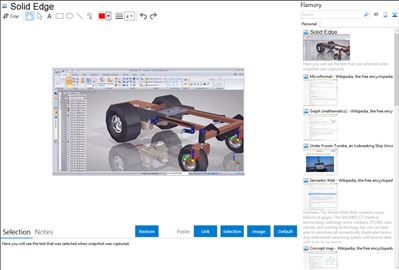 Solid Edge - Flamory bookmarks and screenshots