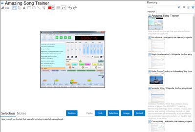 Amazing Song Trainer - Flamory bookmarks and screenshots