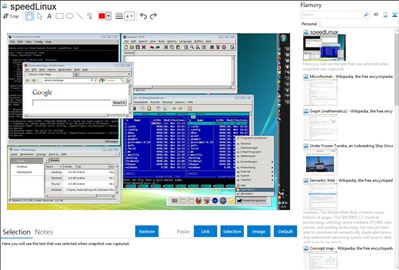 speedLinux - Flamory bookmarks and screenshots