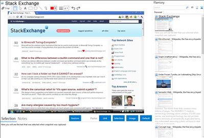 Stack Exchange - Flamory bookmarks and screenshots
