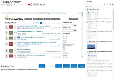 Stack Overflow - Flamory bookmarks and screenshots