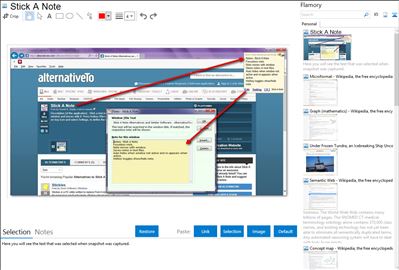 Stick A Note - Flamory bookmarks and screenshots