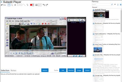 Subedit Player - Flamory bookmarks and screenshots