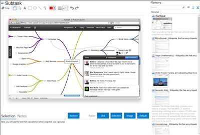 Subtask - Flamory bookmarks and screenshots
