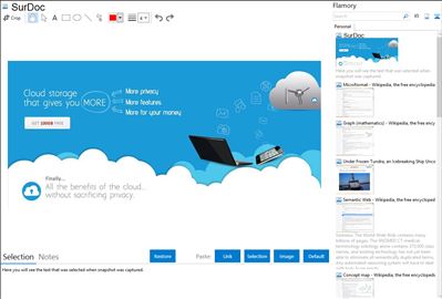 SurDoc - Flamory bookmarks and screenshots
