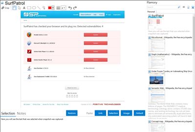 SurfPatrol - Flamory bookmarks and screenshots