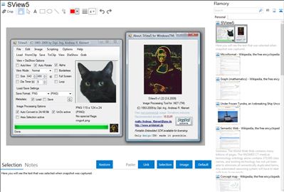 SView5 - Flamory bookmarks and screenshots