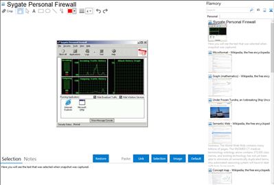 Sygate Personal Firewall - Flamory bookmarks and screenshots