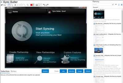 Sync Butler - Flamory bookmarks and screenshots