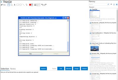 ThinGit - Flamory bookmarks and screenshots