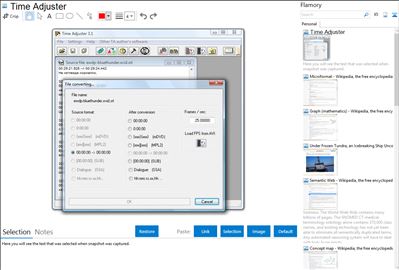Time Adjuster - Flamory bookmarks and screenshots
