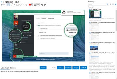 TrackingTime - Flamory bookmarks and screenshots