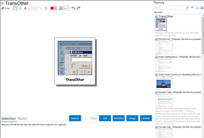 TransOther - Flamory bookmarks and screenshots
