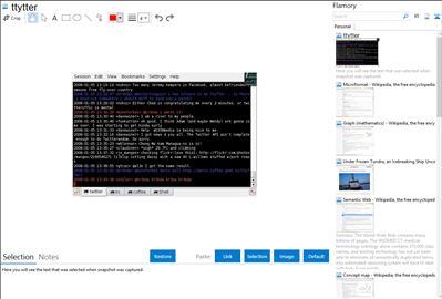 ttytter - Flamory bookmarks and screenshots