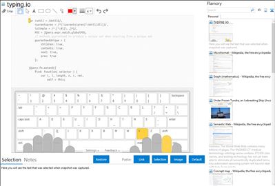 typing.io - Flamory bookmarks and screenshots