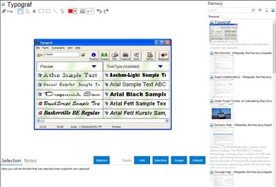 Typograf - Flamory bookmarks and screenshots