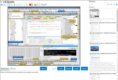 UEStudio - Flamory bookmarks and screenshots