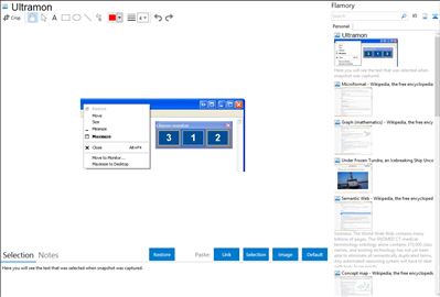 Ultramon - Flamory bookmarks and screenshots