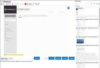 Unioncy - Flamory bookmarks and screenshots