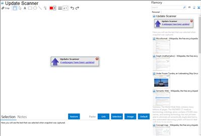 Update Scanner - Flamory bookmarks and screenshots