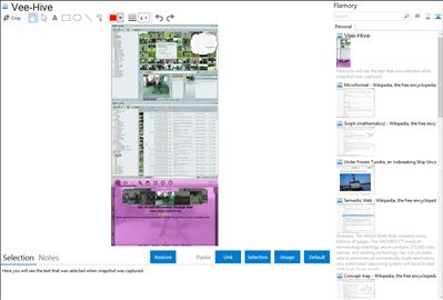 Vee-Hive - Flamory bookmarks and screenshots