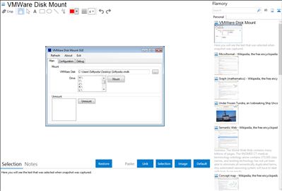 VMWare Disk Mount - Flamory bookmarks and screenshots