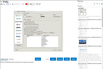 Wally - Flamory bookmarks and screenshots