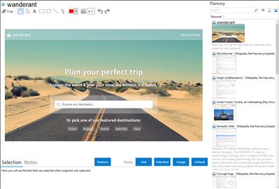 wanderant - Flamory bookmarks and screenshots